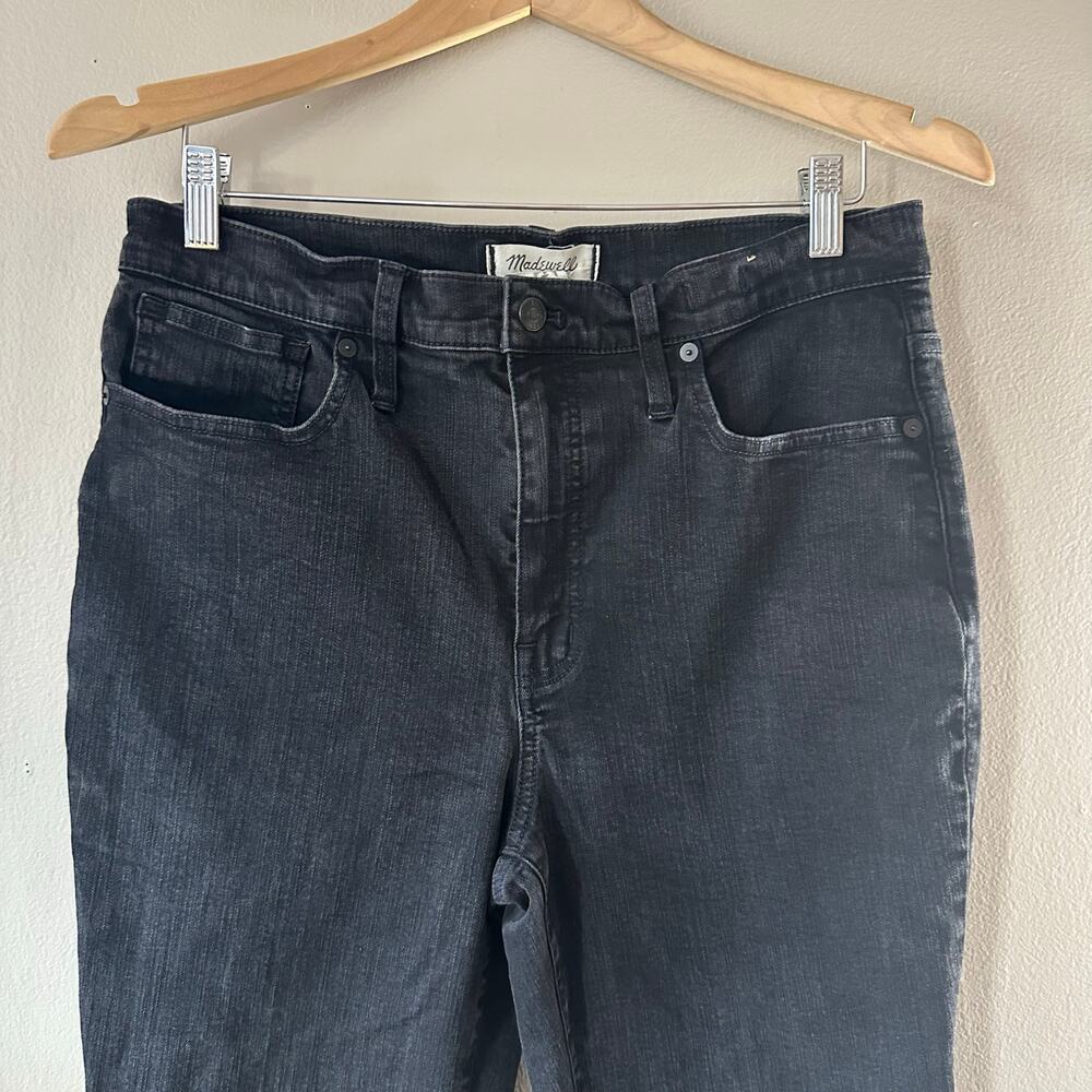 Skinny Flare Jeans in Black Frost Wash Size 31 - Picture 9 of 9